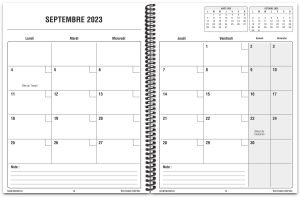 Calendriers 2 pages